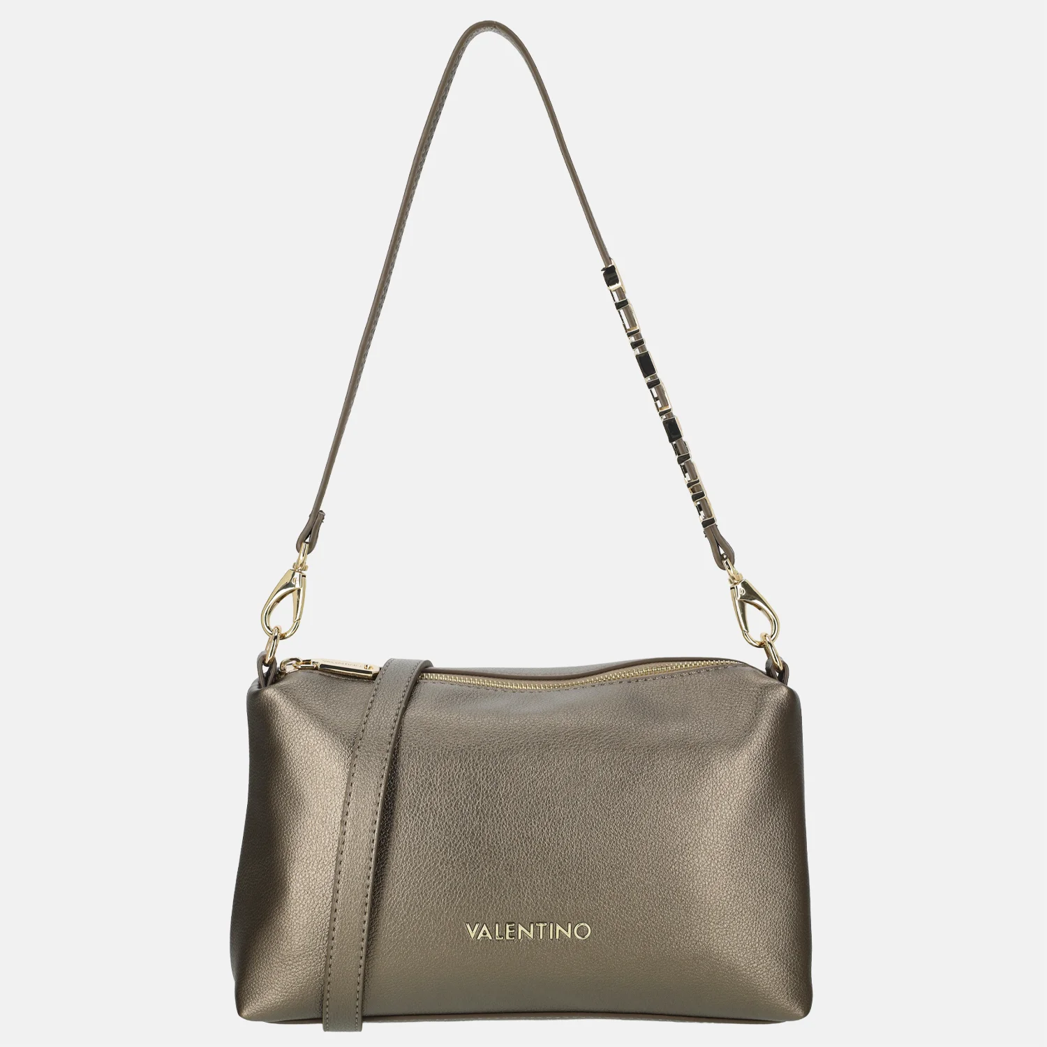 Valentino Bags Barn crossbody rits gun metal bij Duifhuizen