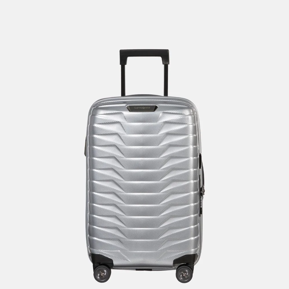 Samsonite Proxis expandable handbagage koffer 55 cm silver bij Duifhuizen