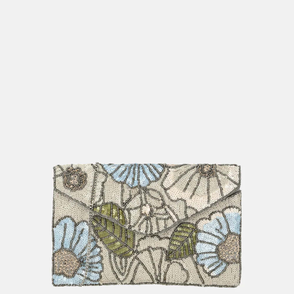 Bulaggi flower clutch creme bij Duifhuizen