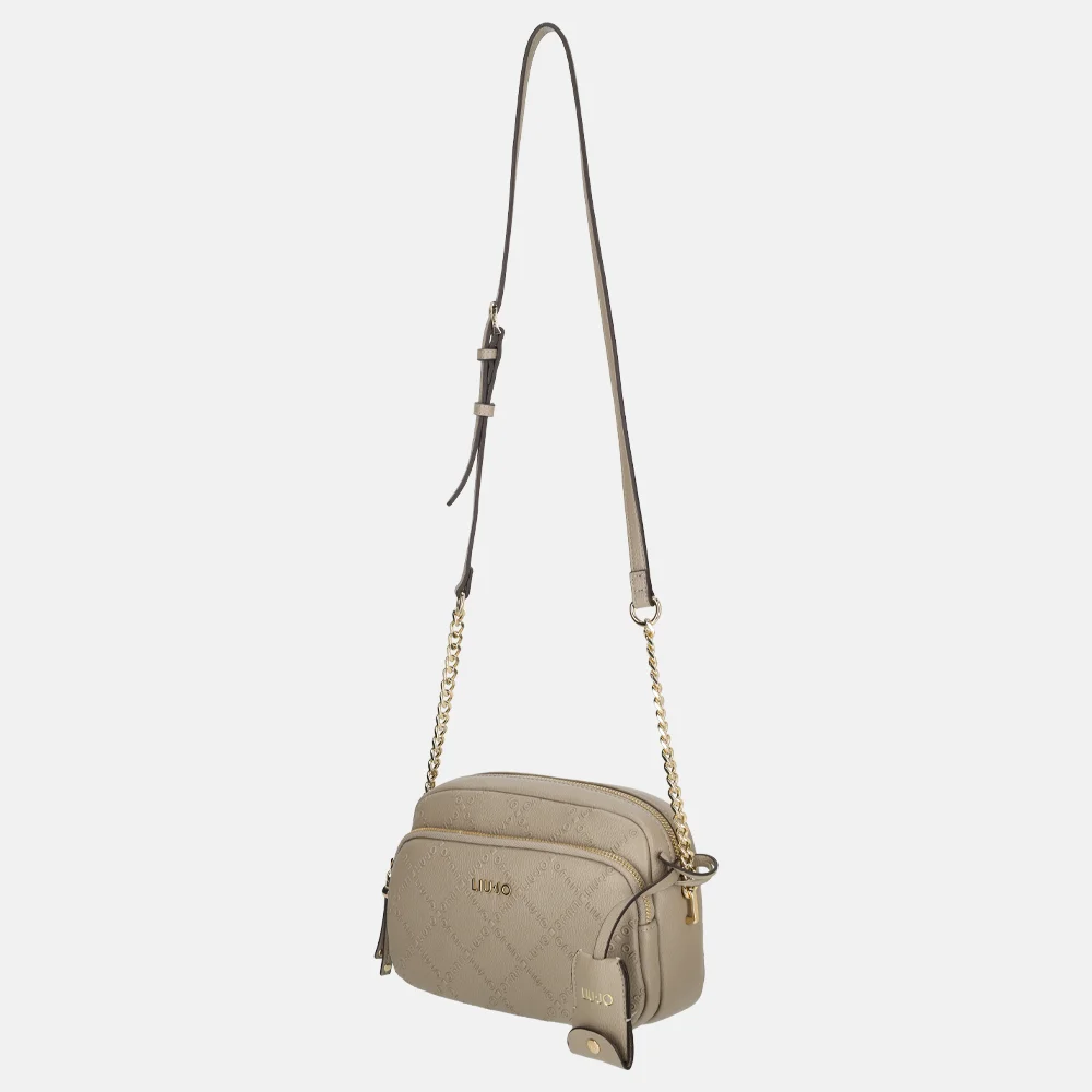 Liu Jo Adonide crossbody tas desert taupe bij Duifhuizen