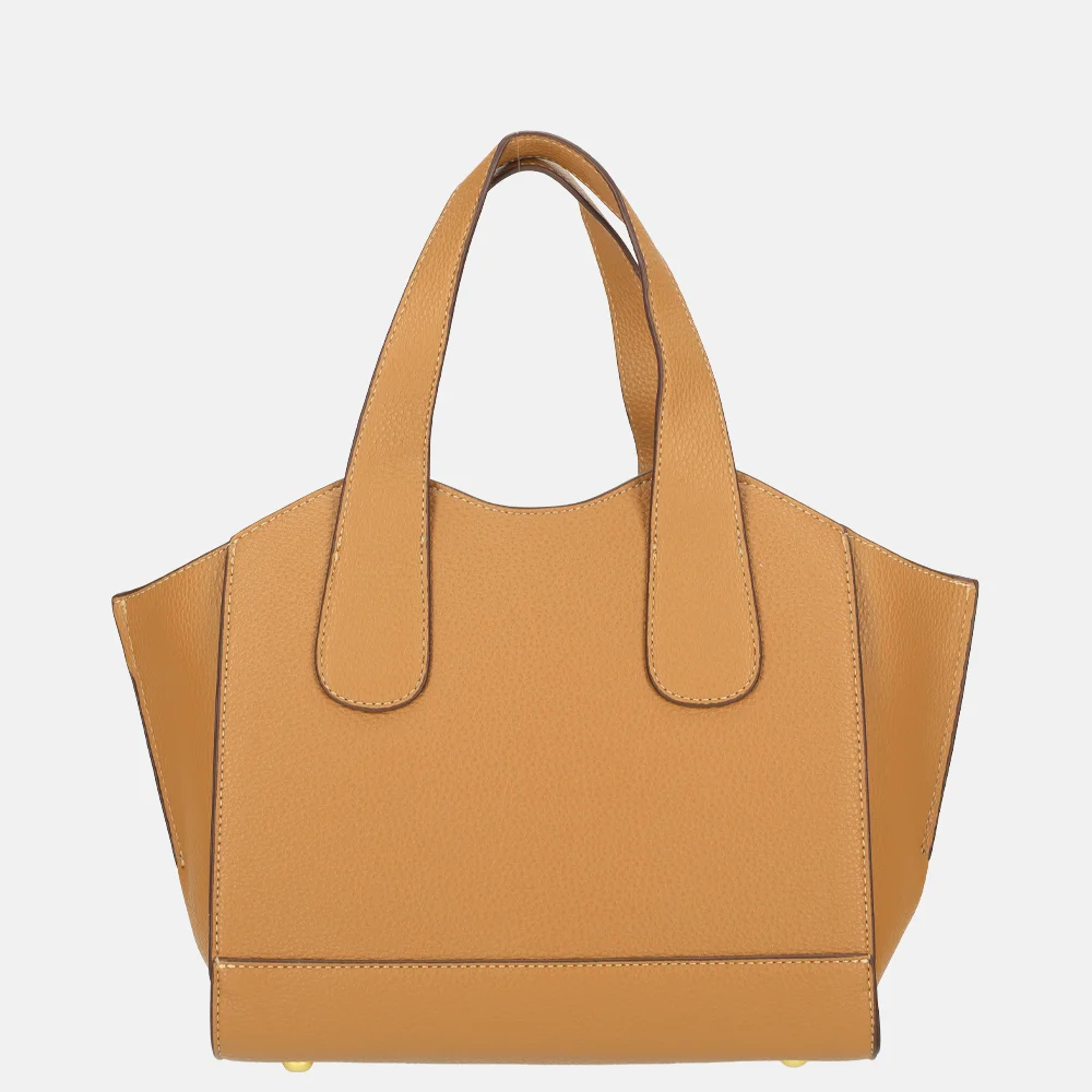 Laurent David Rosa handtas raffia cognac bij Duifhuizen