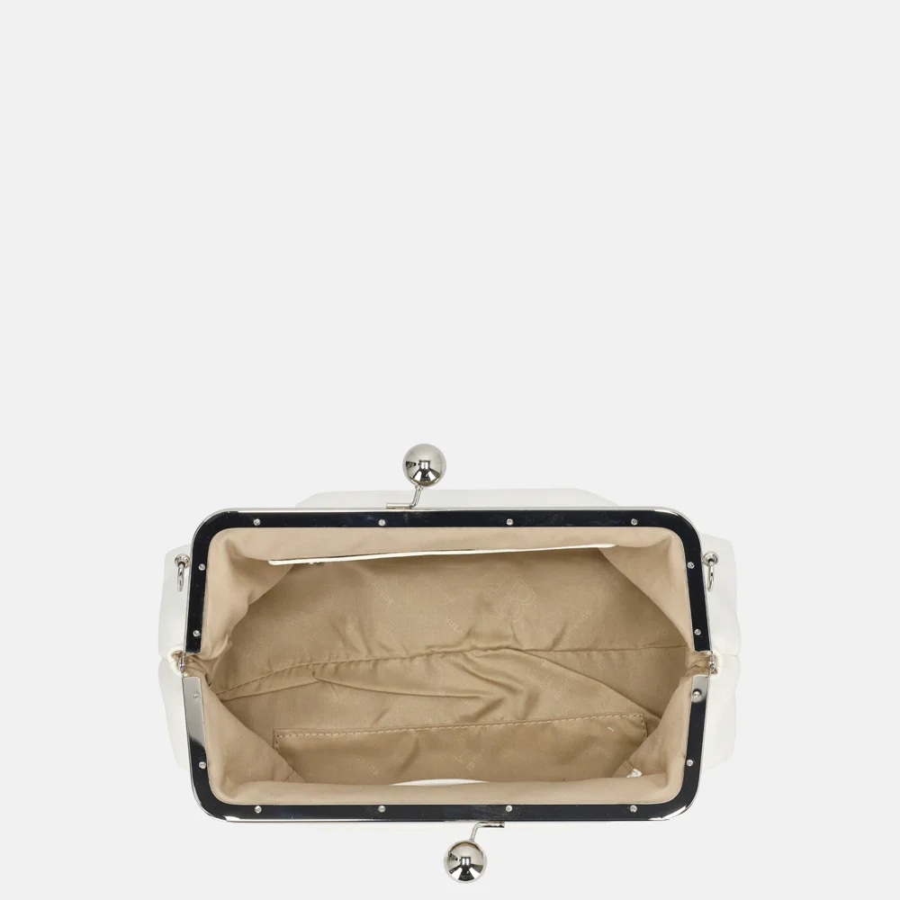Bulaggi frame baguette clutch white bij Duifhuizen