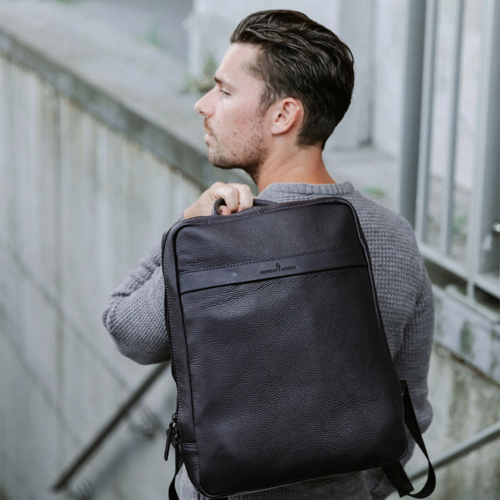 Castelijn & Beerens Bravo rugzak 15.6 inch onyx bij Duifhuizen