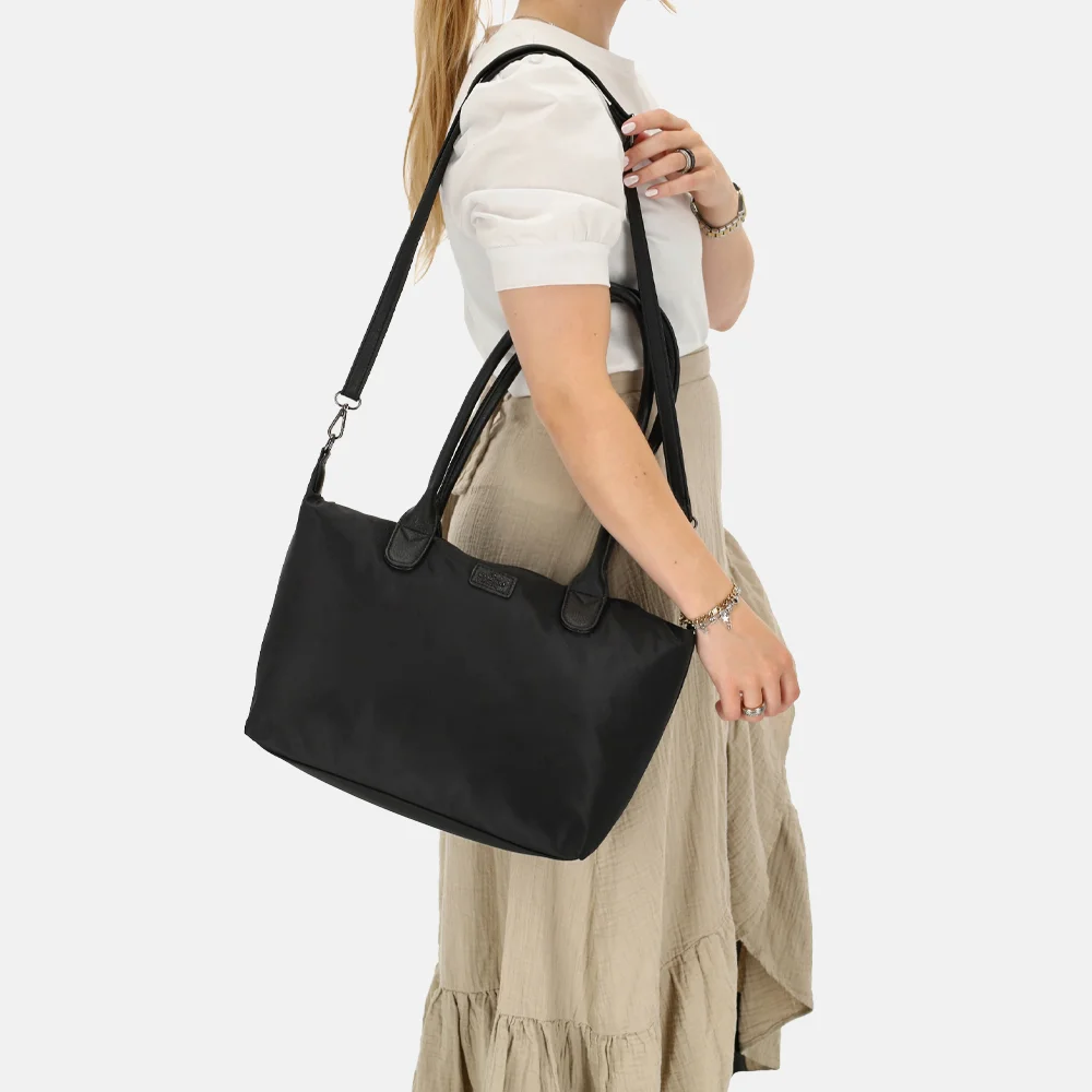 Charm London Buckingham Mono shopper M zwart bij Duifhuizen