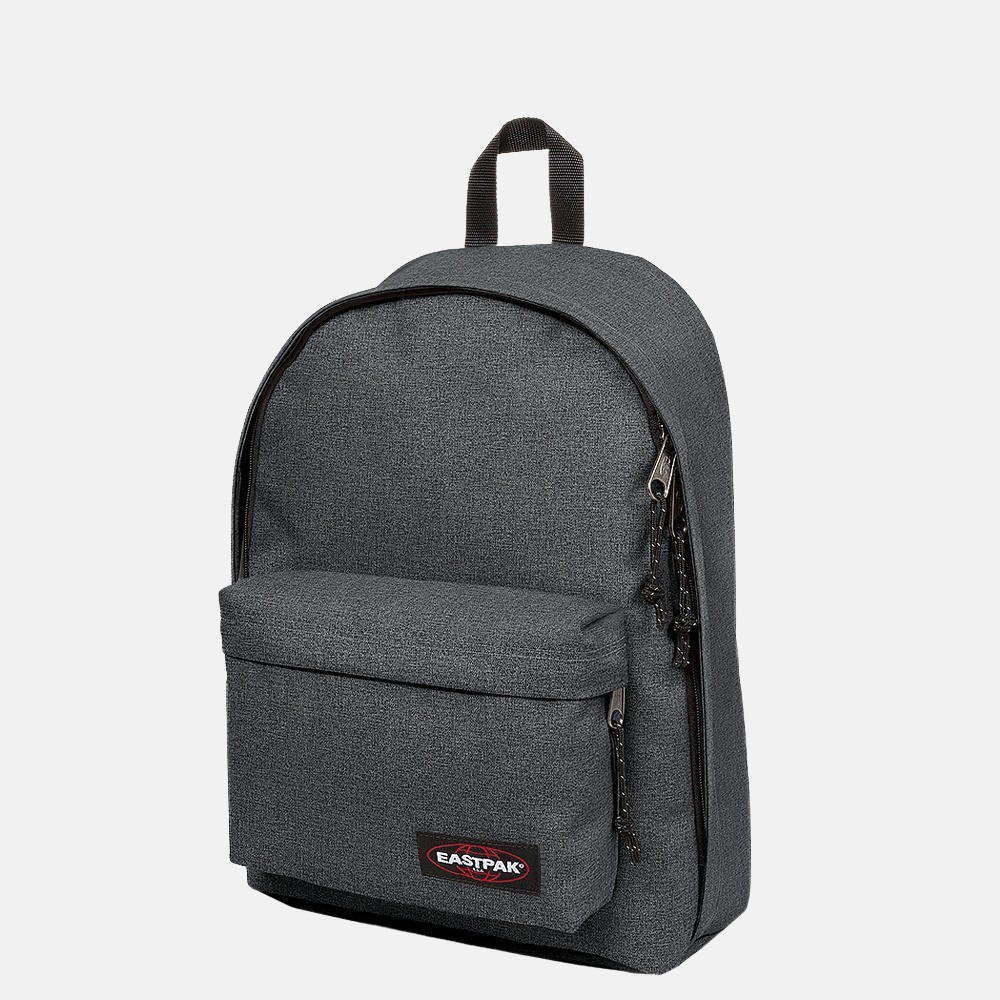 Eastpak Out Of Office rugzak 14 inch black denim bij Duifhuizen