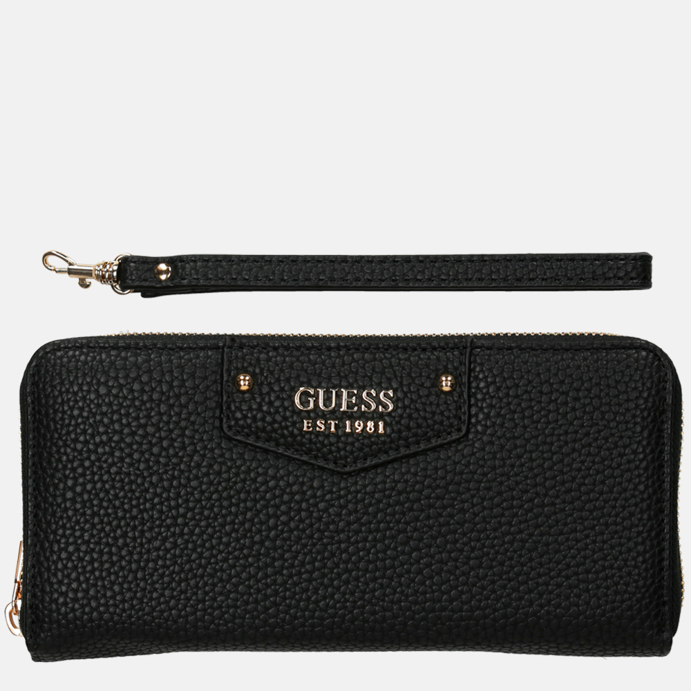 Guess Brenton portemonnee black bij Duifhuizen
