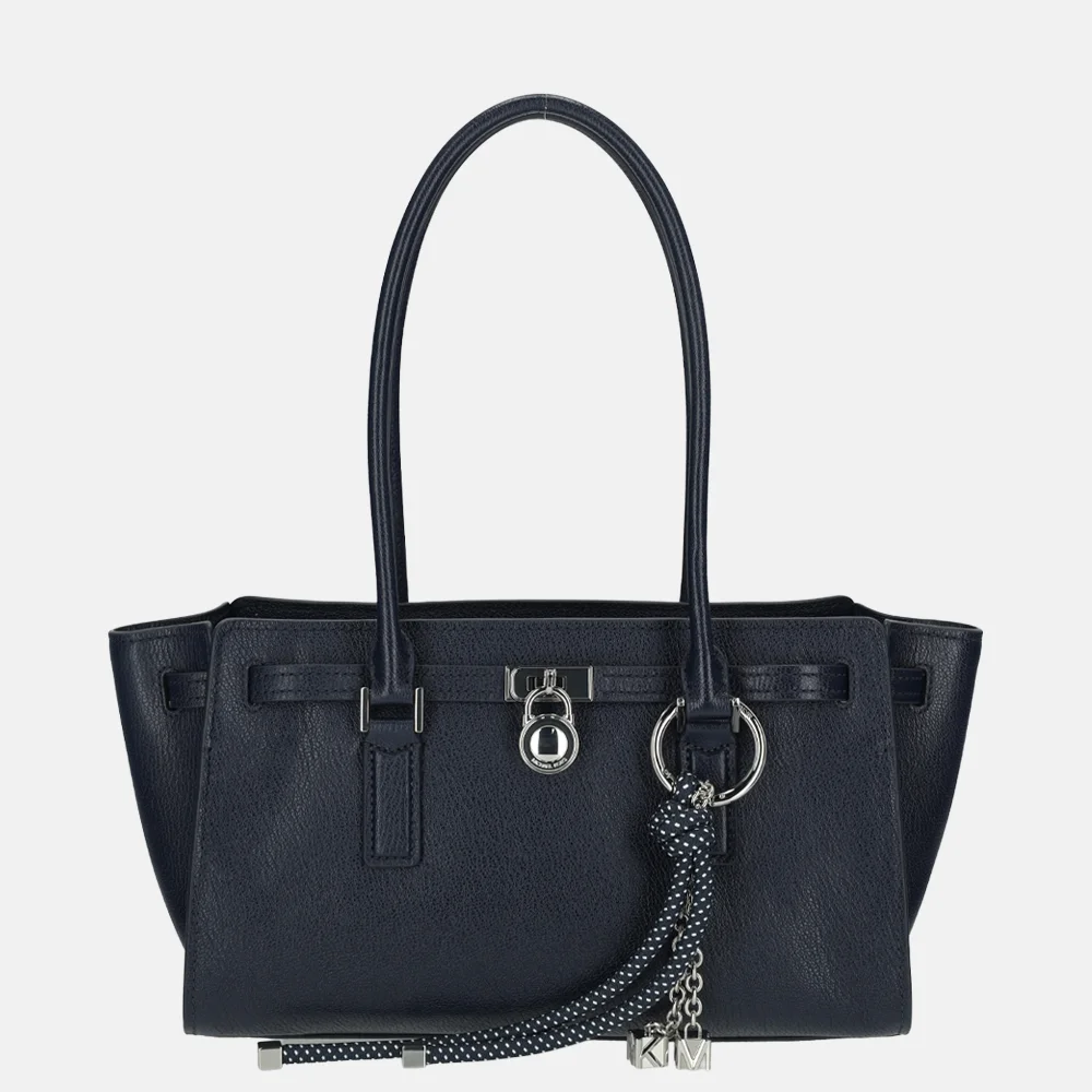 Michael Kors Hamilton schoudertas tote S dress blue