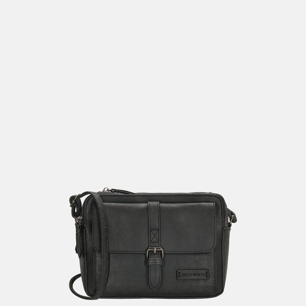 Enrico Benetti Amy crossbody tas zwart bij Duifhuizen