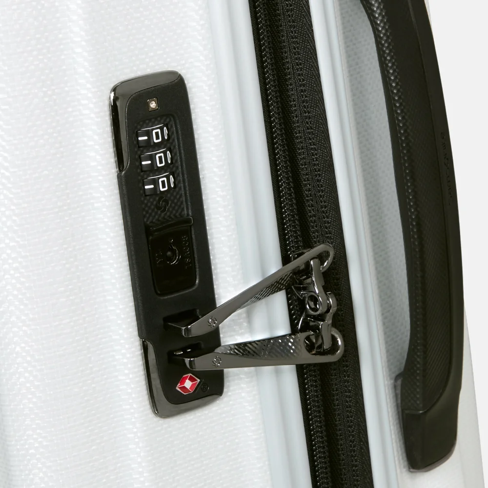 Samsonite Nexis spinner handbagage koffer 55 cm cotton white bij Duifhuizen