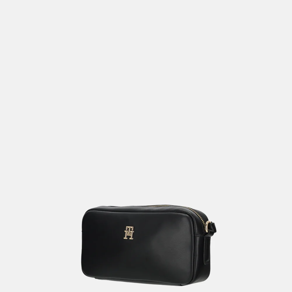 Tommy Hilfiger Essentiel crossbody tas black bij Duifhuizen