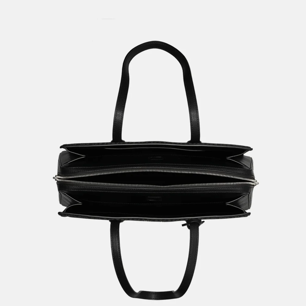 Michael Kors Laila shopper M black bij Duifhuizen