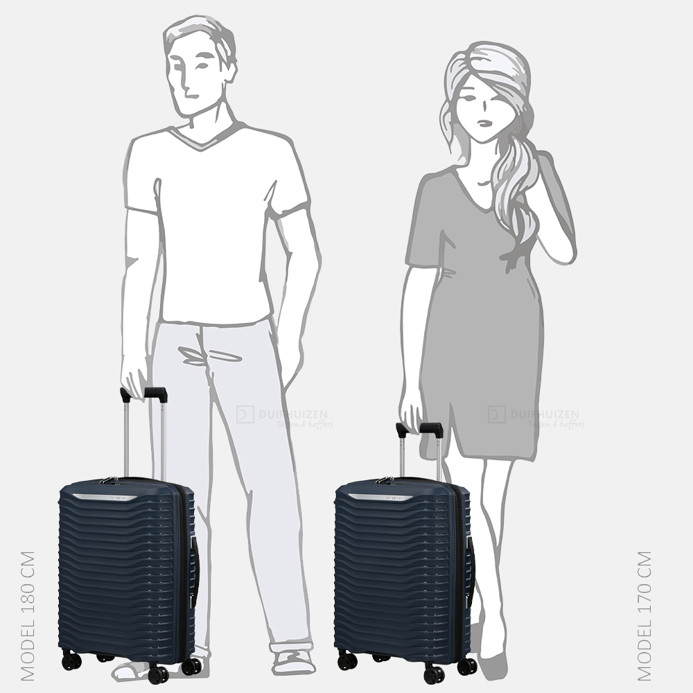 Samsonite Upscape handbagage koffer 55 cm blue nights bij Duifhuizen