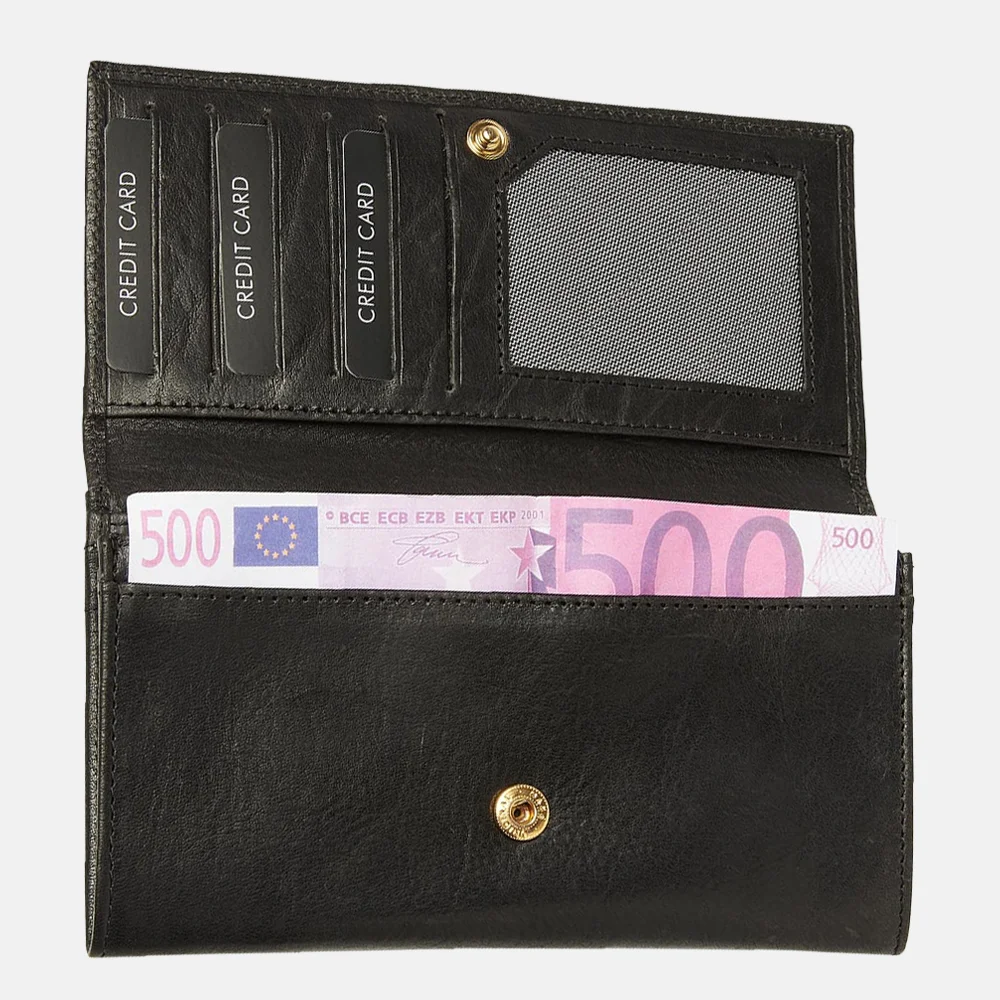 DR Amsterdam portemonnee black bij Duifhuizen