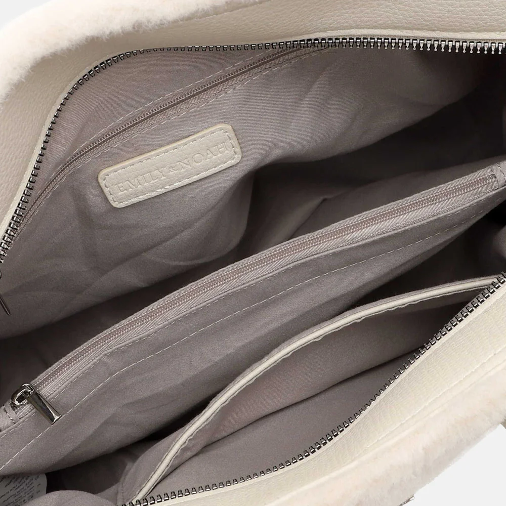 Emily & Noah Heater handtas M ecru bij Duifhuizen