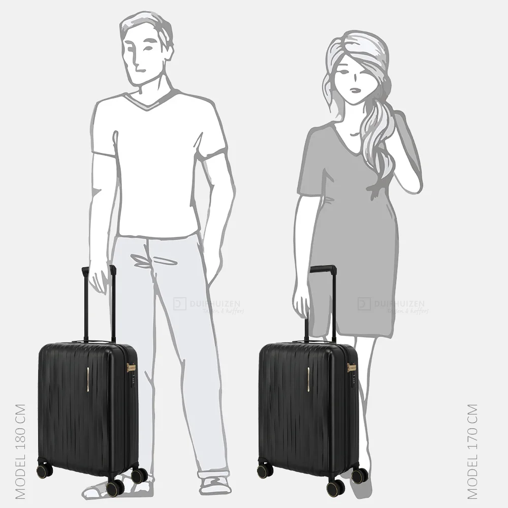 Travelite Barbara Novelty handbagage koffer 55 cm black bij Duifhuizen