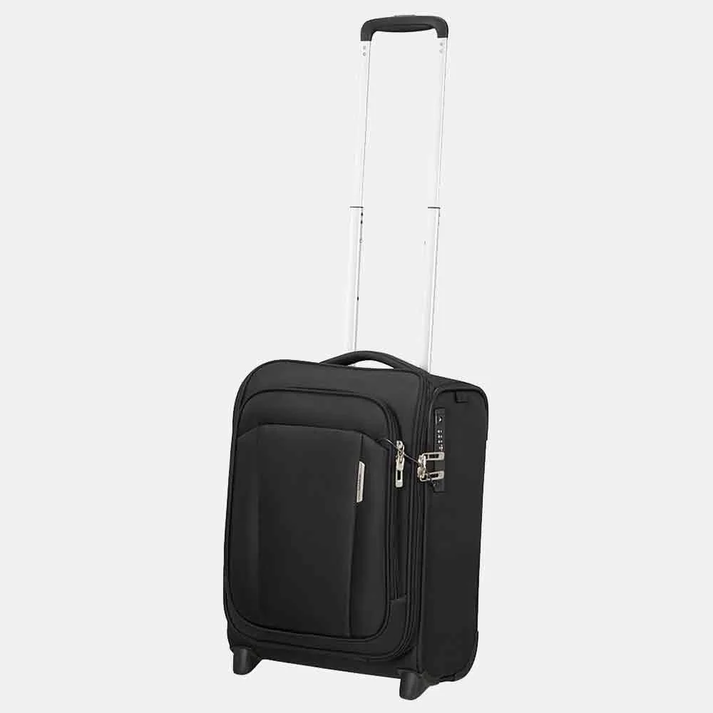 Samsonite Upright Respark Underseater handbagage koffer 45 cm ozone black bij Duifhuizen