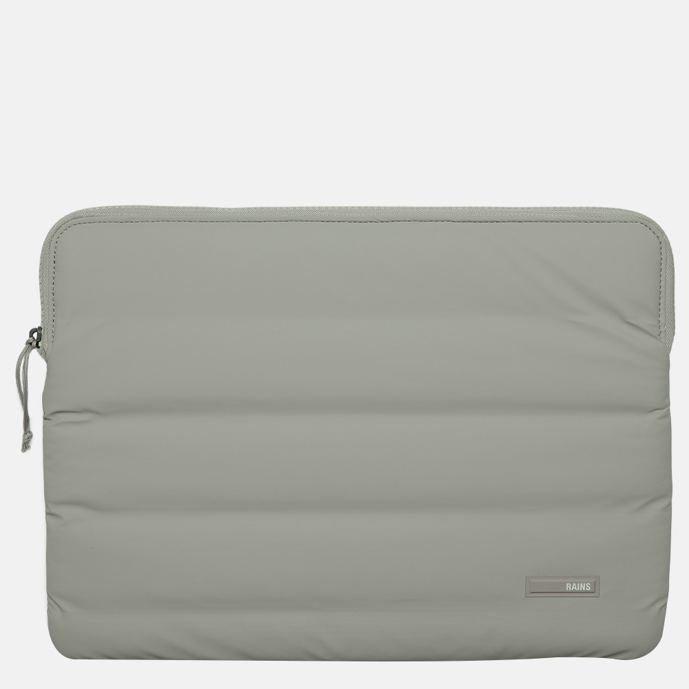 Rains Laptop cover quilted 13 inch laptophoes cement