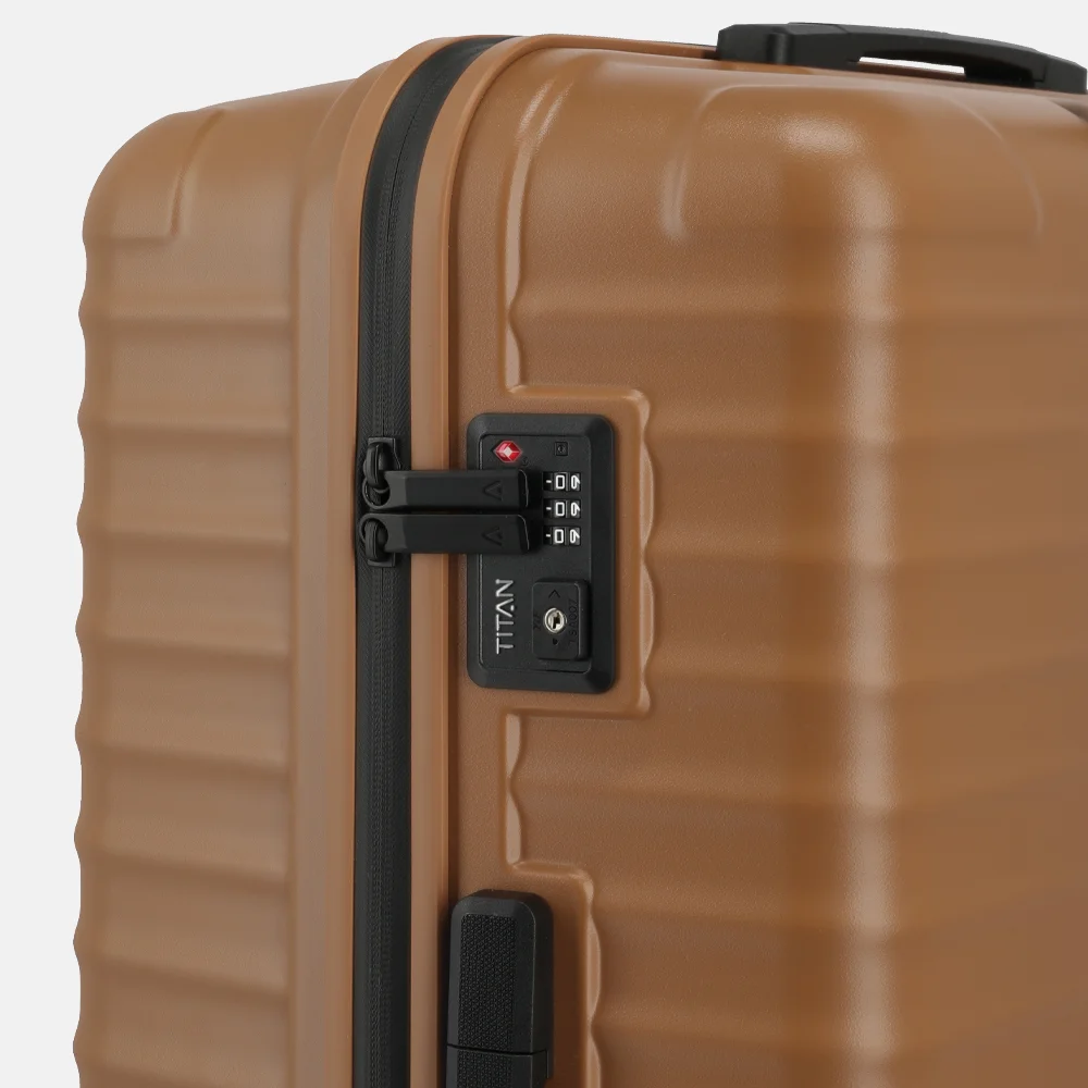 Titan Upgrade reiskoffer 75 cm canyon bronze bij Duifhuizen
