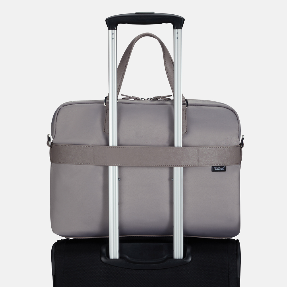 Samsonite Karissa Biz 2.0 laptoptas 15.6 inch lilac grey bij Duifhuizen