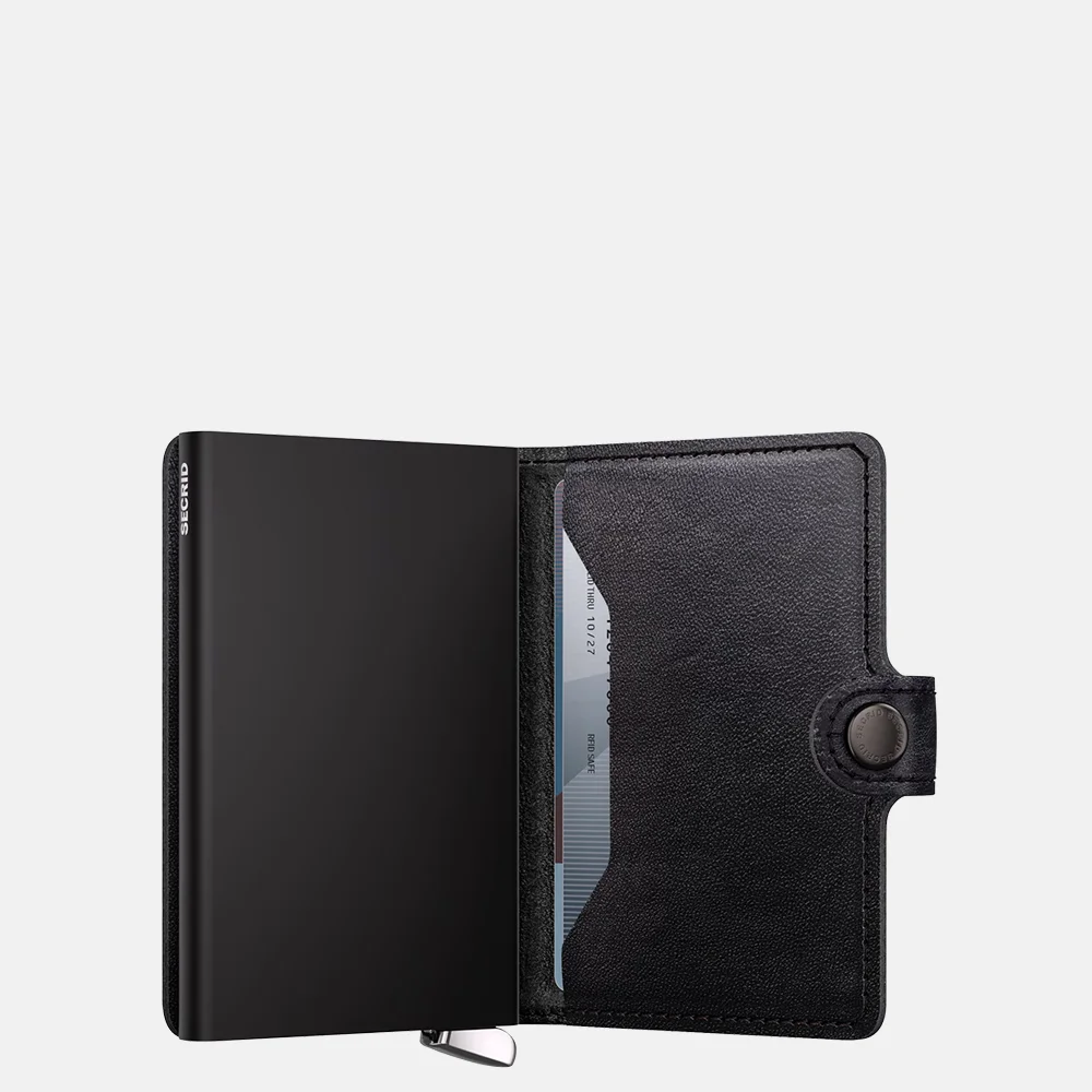 Secrid Premium Miniwallet Emboss Lines pasjeshouder black bij Duifhuizen