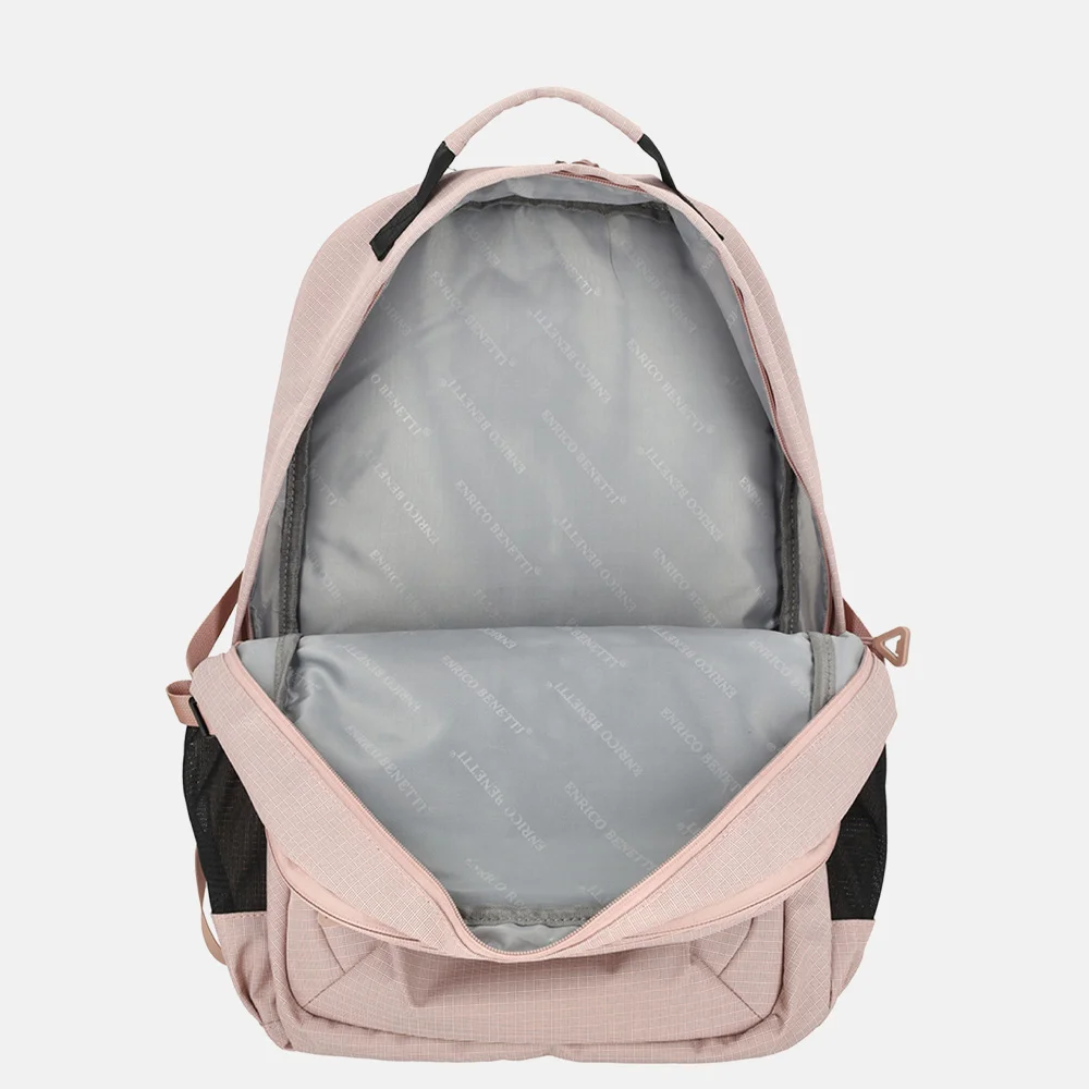 Enrico Benetti Luzern rugzak 17 inch pink bij Duifhuizen
