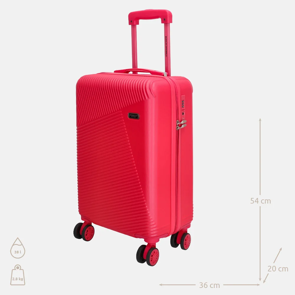 Beagles Originals spinner handbagage koffer 55 cm rose bij Duifhuizen