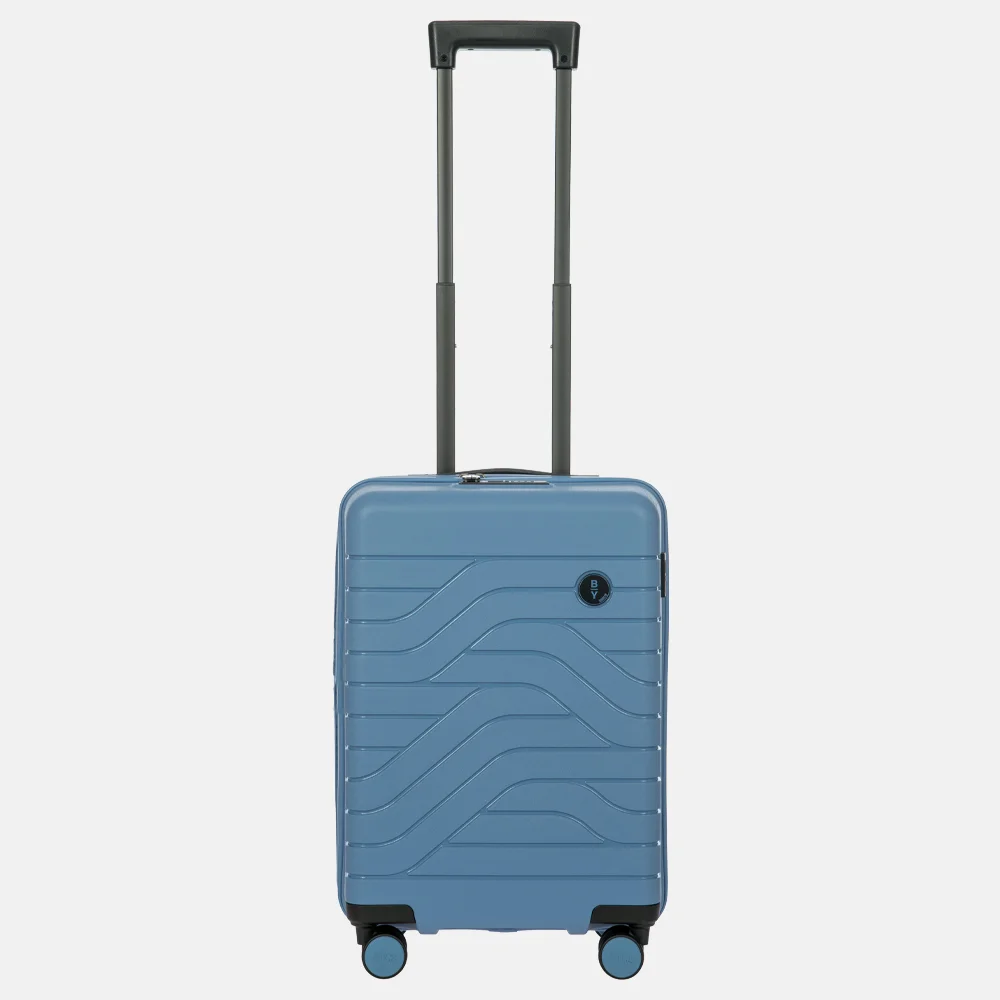 Bric's Ulisse handbagage koffer 55 cm grey blue bij Duifhuizen