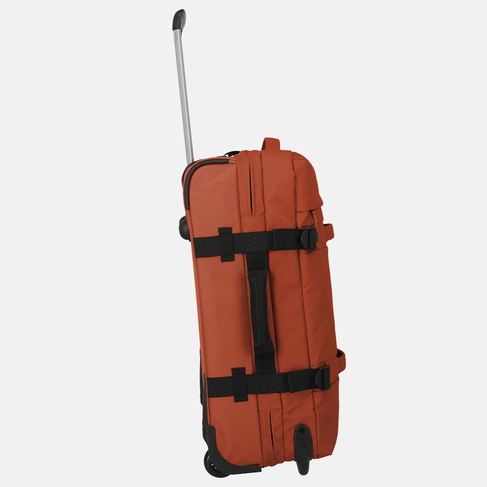 Travelite Bolonia wieltas M 63cm orange bij Duifhuizen