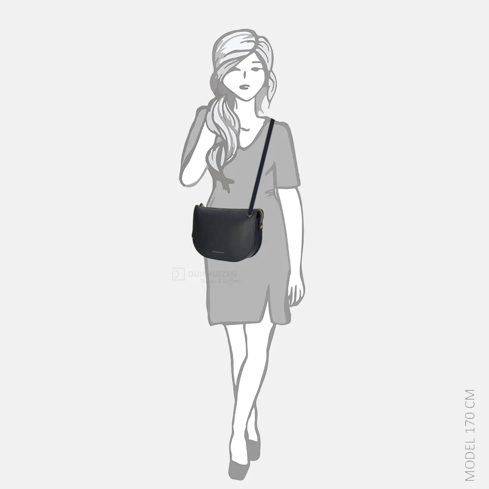 Smaak Amsterdam Silke crossbody tas navy bij Duifhuizen