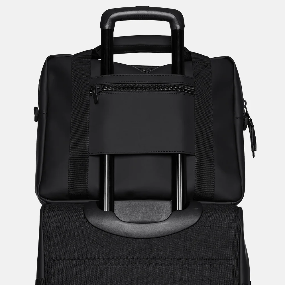 Rains Texel Tech laptoptas 15 inch black bij Duifhuizen