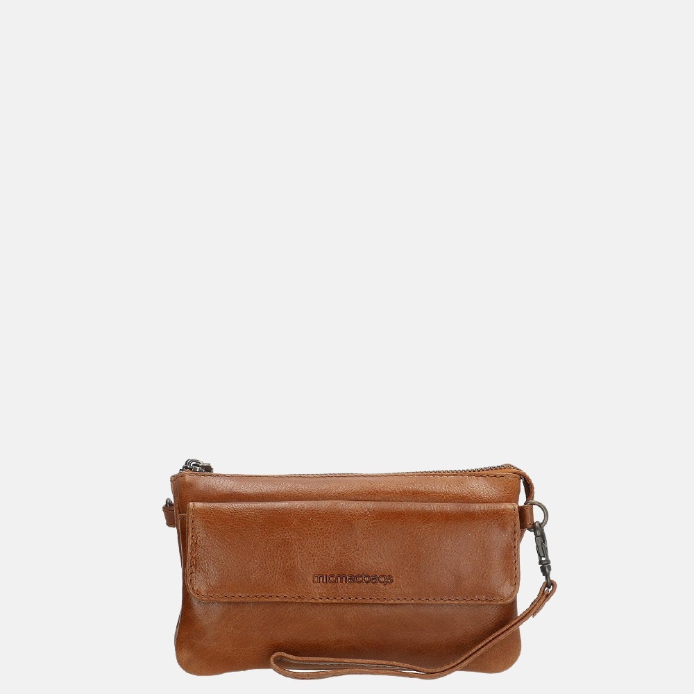 Micmacbags Porto crossbody tas brown bij Duifhuizen