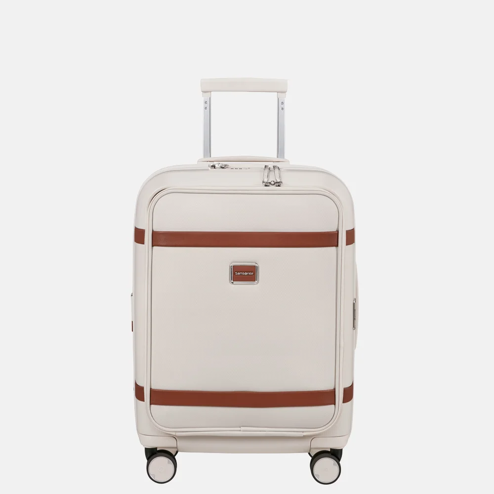 Samsonite Image spinner handbagage koffer expendable 55 cm ivory bij Duifhuizen