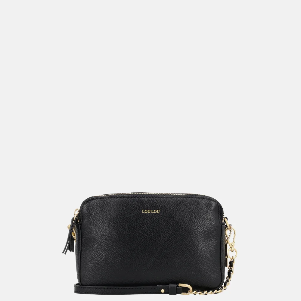 Loulou Essentiels Zoë crossbody tas black