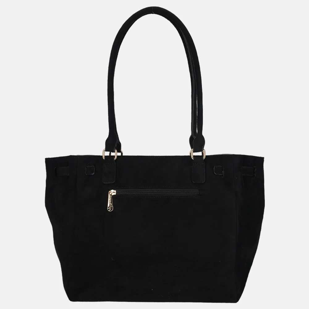 Firenze shopper suedine black bij Duifhuizen