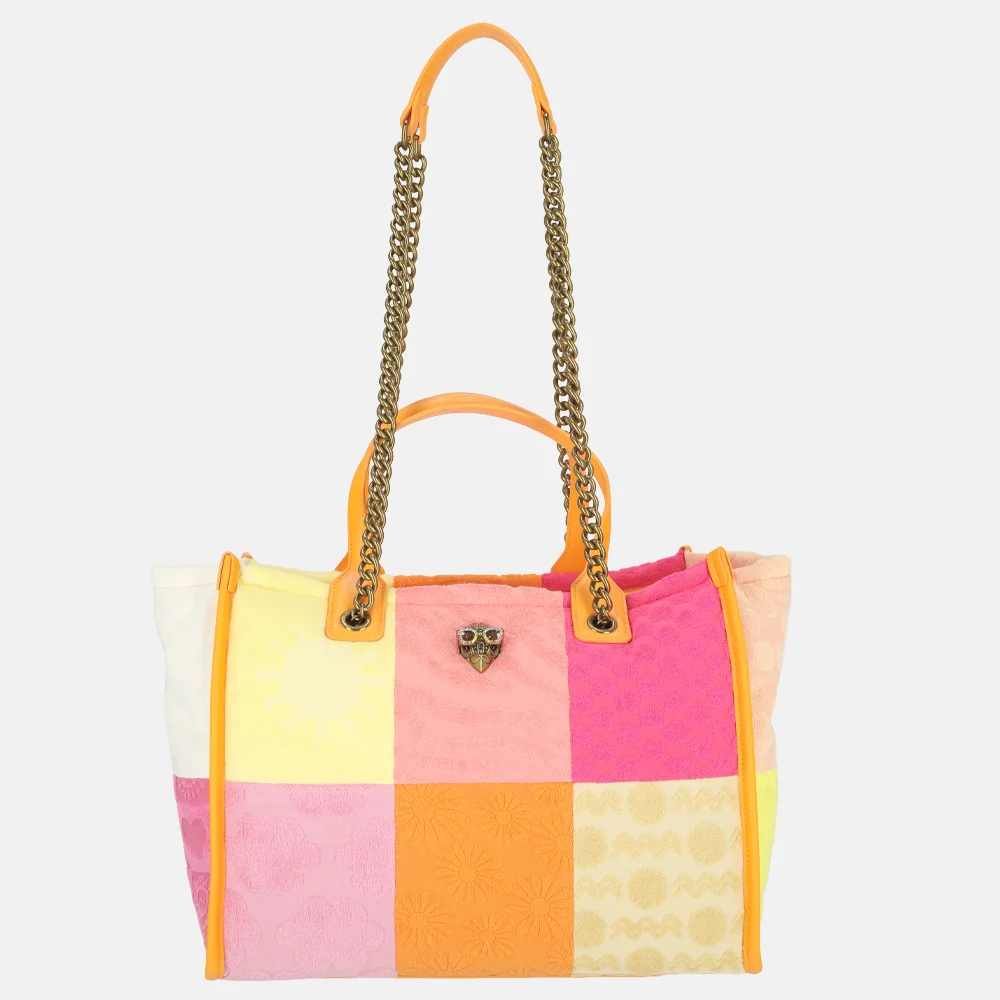 Kurt Geiger Hoxton shopper badstof multi bij Duifhuizen