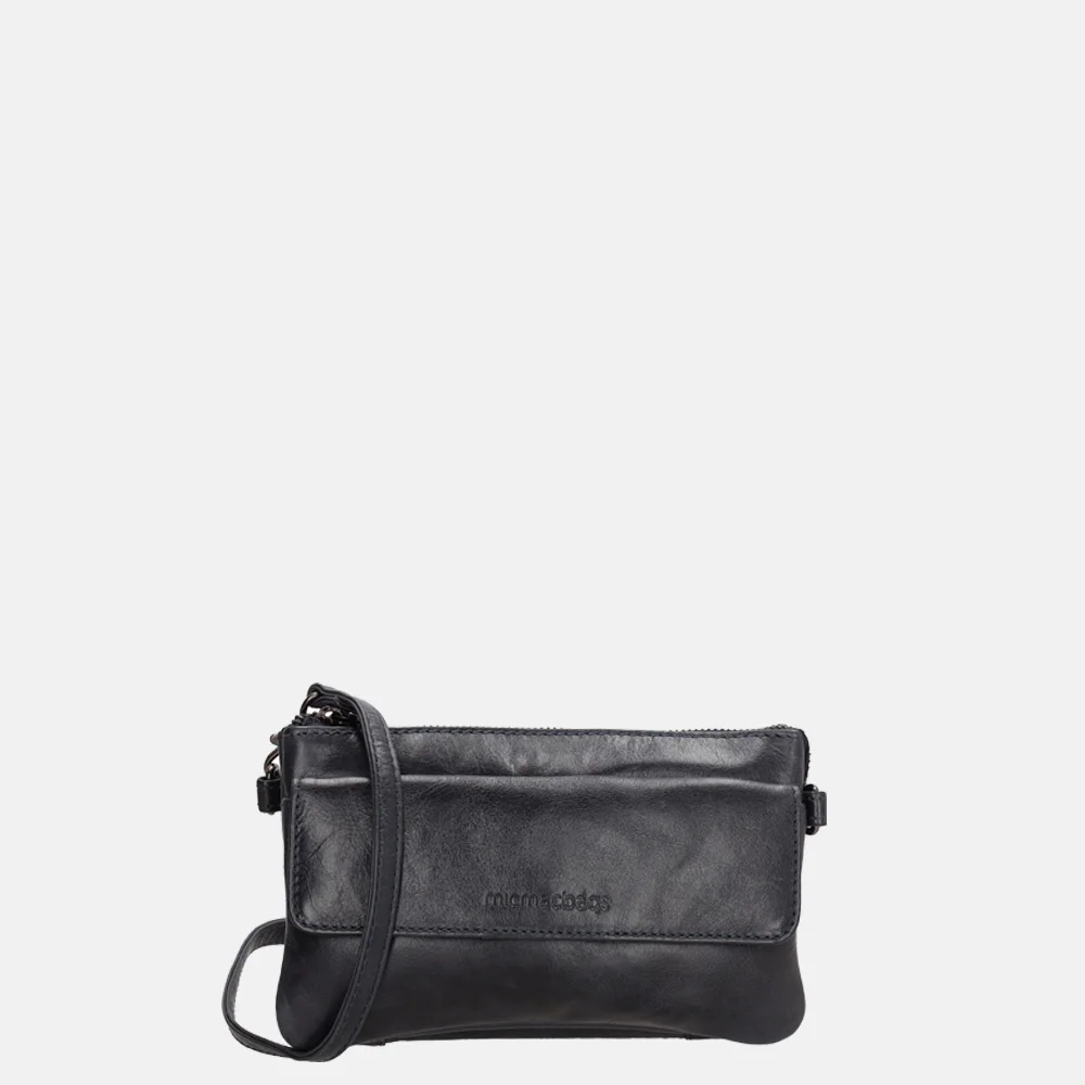 Hide & Stitches Porto crossbody tas S donkerblauw bij Duifhuizen