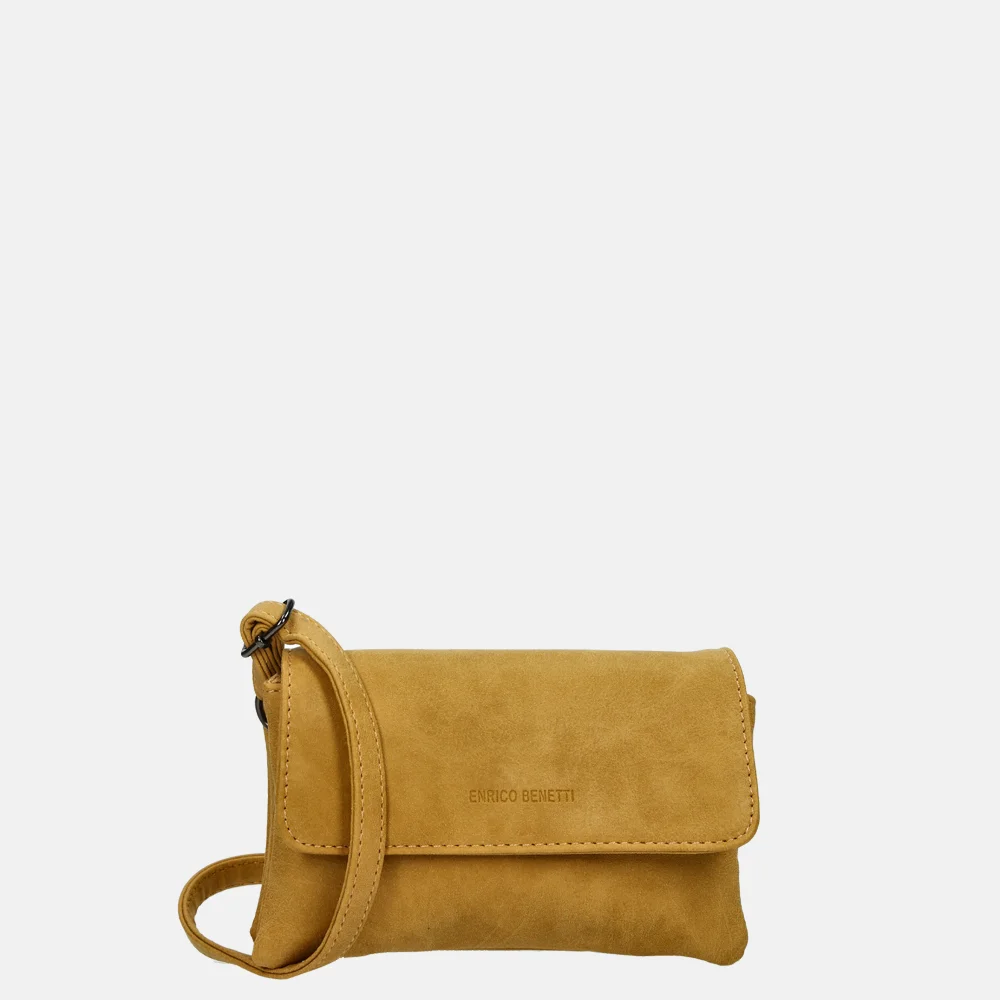 Enrico Benetti crossbody tas ochre bij Duifhuizen