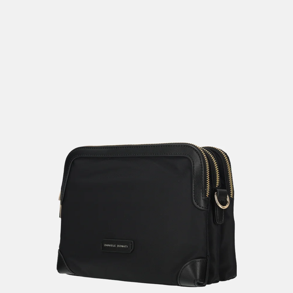 Daniele Donati crossbody tas black bij Duifhuizen