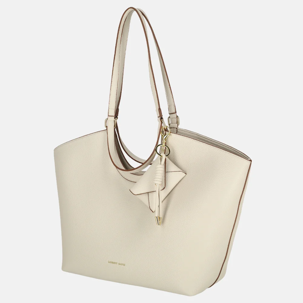 Laurent David Estee handtas/shopper white bij Duifhuizen