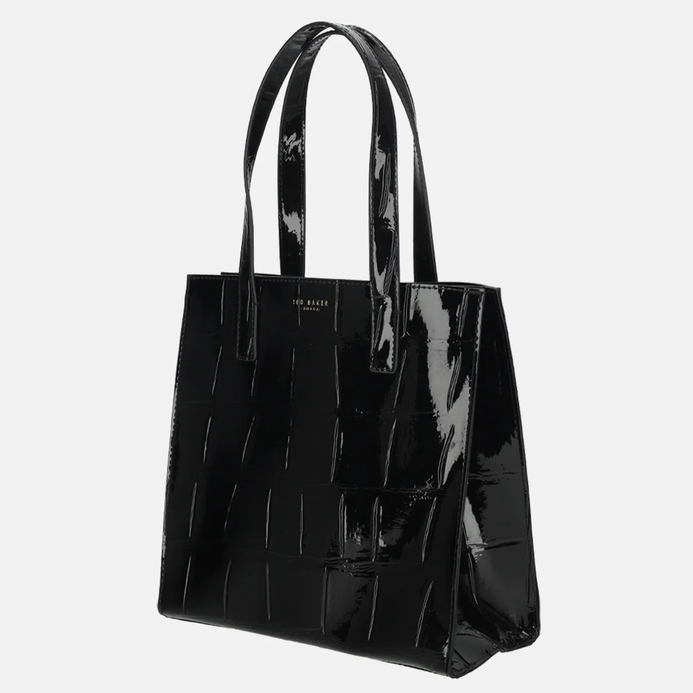Ted Baker Vivanaa shopper S croco black bij Duifhuizen