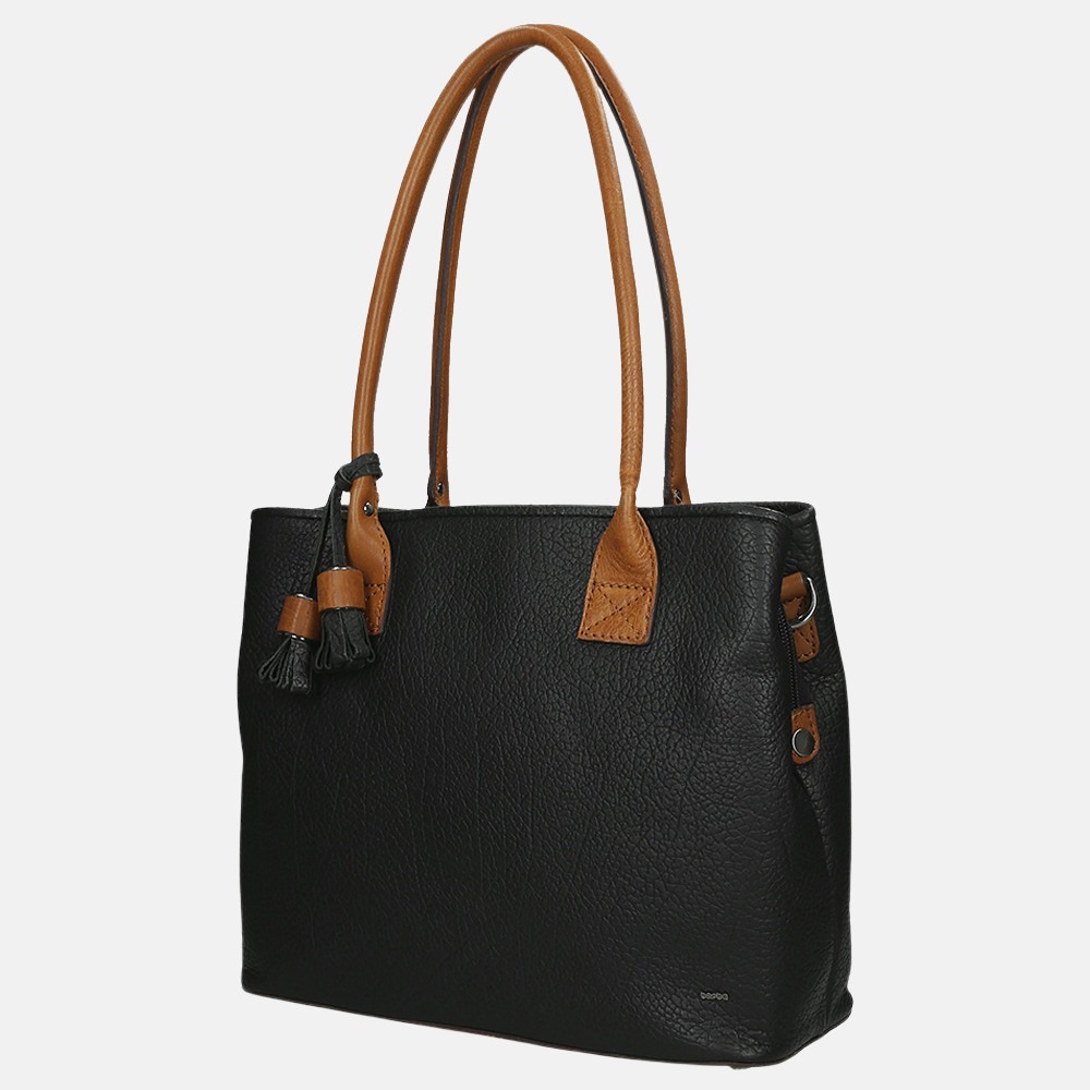 Berba Chamonix shopper black bij Duifhuizen