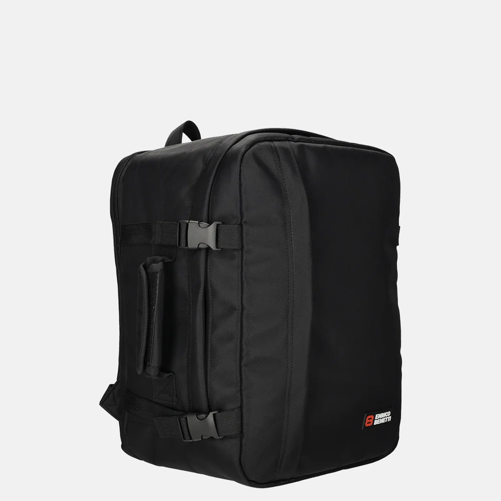 Enrico Benetti Innsbruck laptoprugzak 17 inch zwart bij Duifhuizen