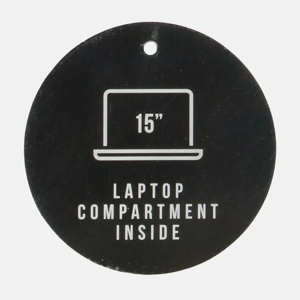 Enrico Benetti Northem laptoprugzak 15 inch zwart bij Duifhuizen