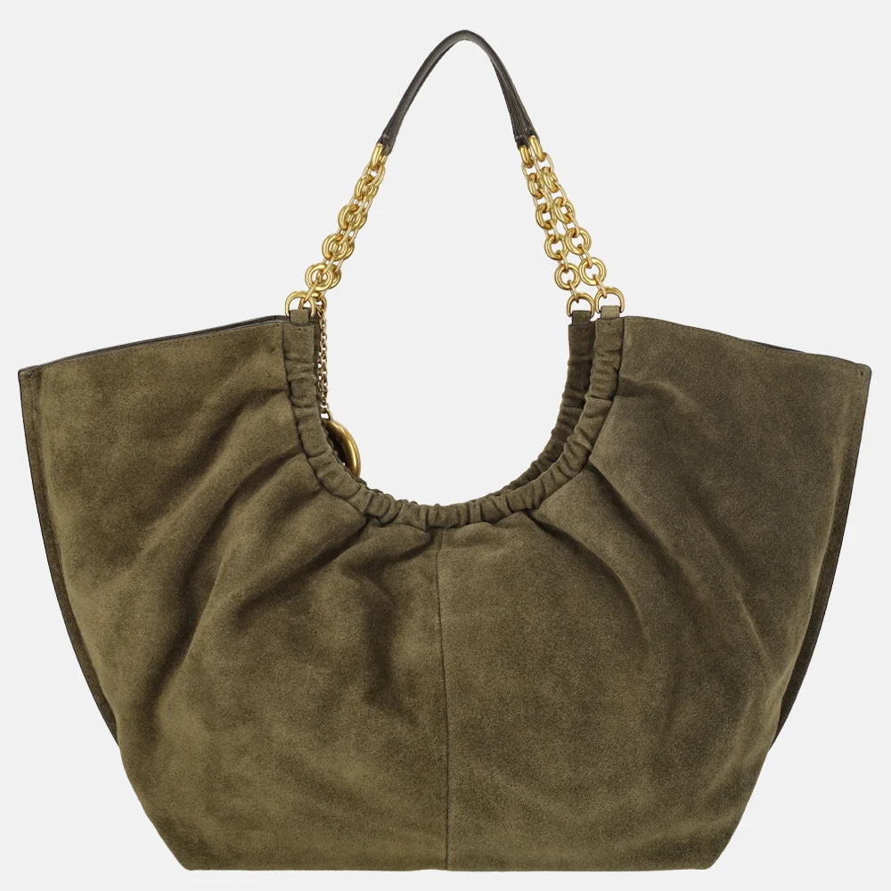 Michael Kors Indie cinch tote shopper L loden bij Duifhuizen