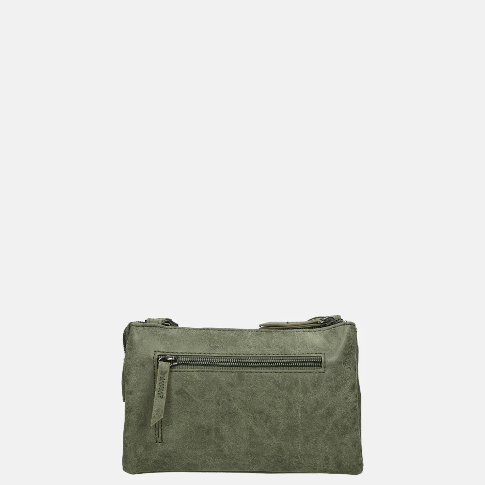 Enrico Benetti Anna crossbody tas olive bij Duifhuizen