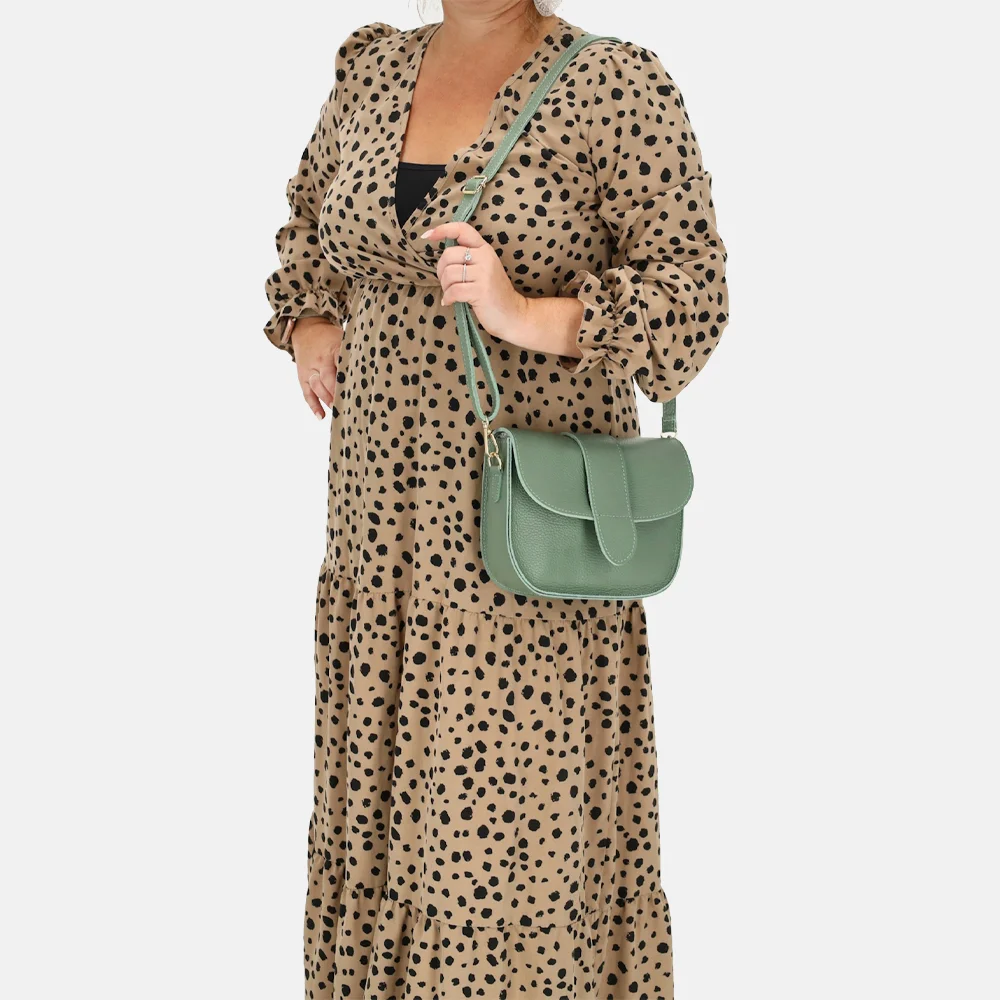 Charm London crossbody tas pistache bij Duifhuizen