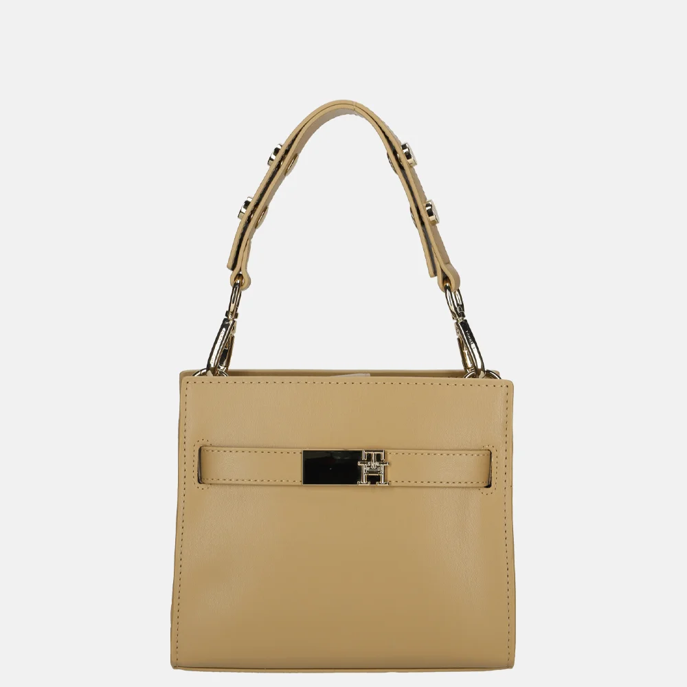 Tommy Hilfiger Heritage satchel handtas mini safari canvas bij Duifhuizen