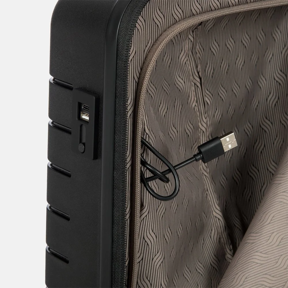 Bric's Ulisse Expandable handbagage koffer 55 cm black bij Duifhuizen