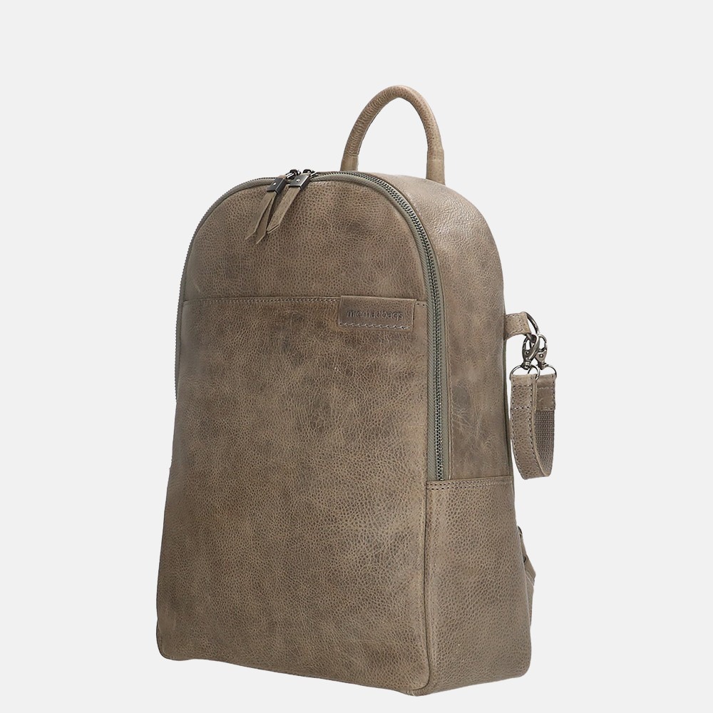 Micmacbags Côte d'Azur luiertas/rugzak mid grey bij Duifhuizen