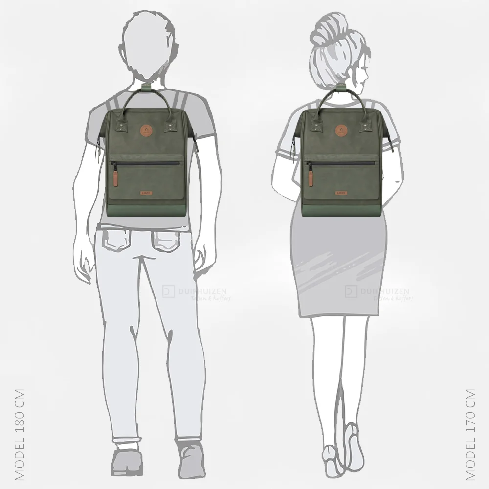 Cabaia Adventurer vegan nubuck rugzak M 13 inch busan bij Duifhuizen